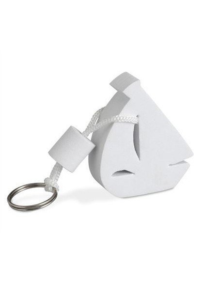 Plūduriuojantis laivelio formos raktų pakabukas