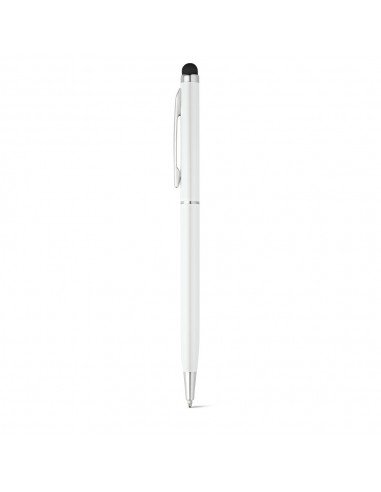 ZOE BK. Ball pen with touch tip in aluminium