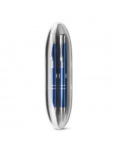 BETA SET. Ball pen and mechanical pencil set in metal 2