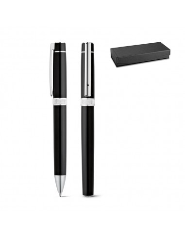 DOURO. Roller pen and ball pen set in metal