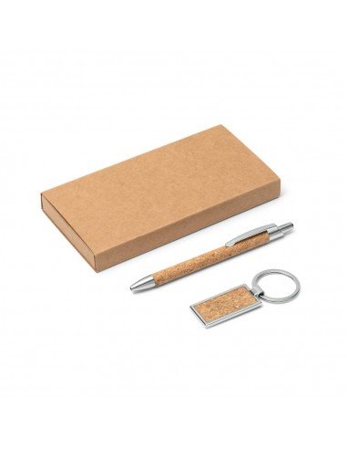 LAVRE. Ballpoint and keyring set