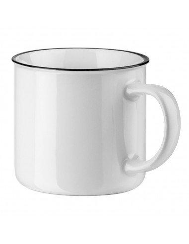 VERNON WHITE. Ceramic mug 360 ml