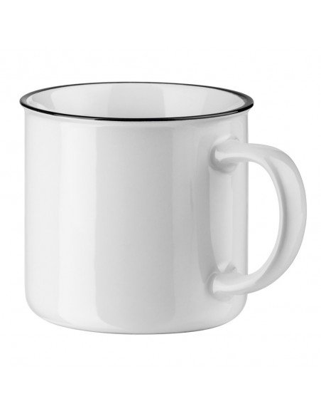 VERNON WHITE. Ceramic mug 360 ml