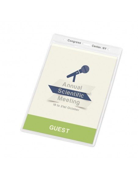 WHITMAN. Vertical pouch for identification badge