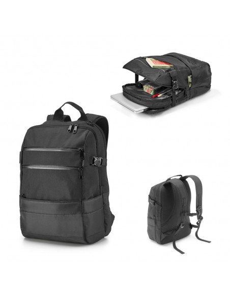 ZIPPERS BPACK. Laptop backpack 15'6''