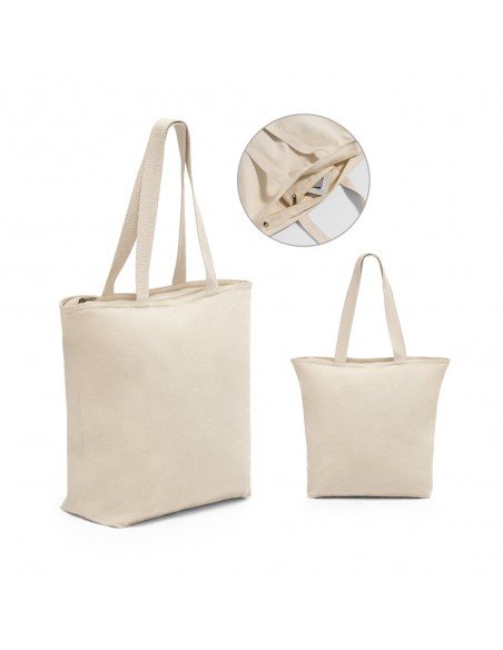 HACKNEY. 100% cotton bag with zipper