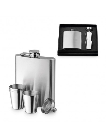 NOVAK. Set of bottle and cups