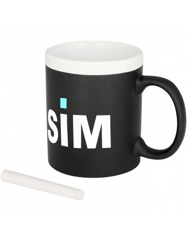 Chalk-write 330 ml ceramic mug