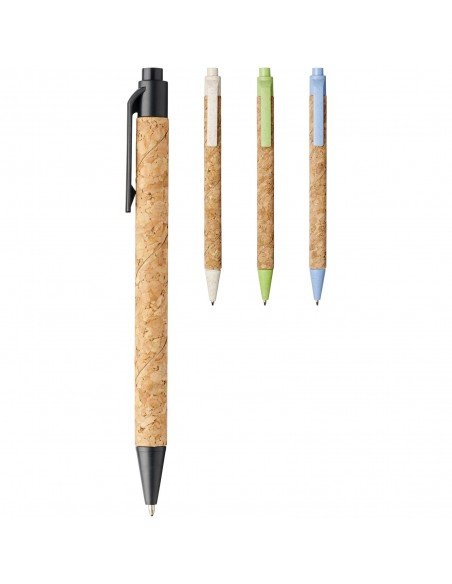 Midar cork and wheat straw ballpoint pen