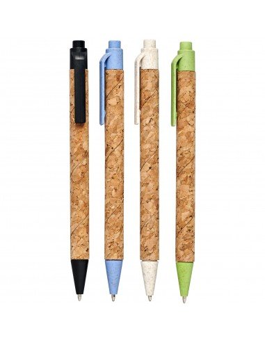 Midar cork and wheat straw ballpoint pen