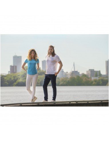 Perdirbtos medžiagos vyriški marškinėliai Jade