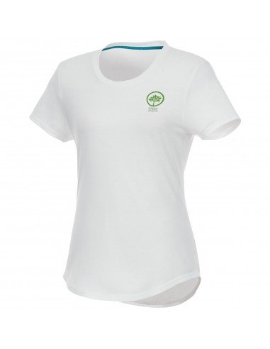 Perdirbtos medžiagos moteriški marškinėliai Jade