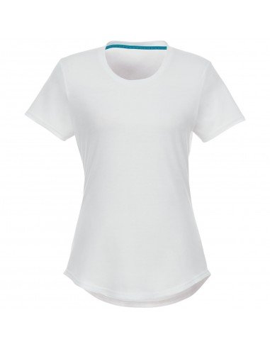 Perdirbtos medžiagos moteriški marškinėliai Jade