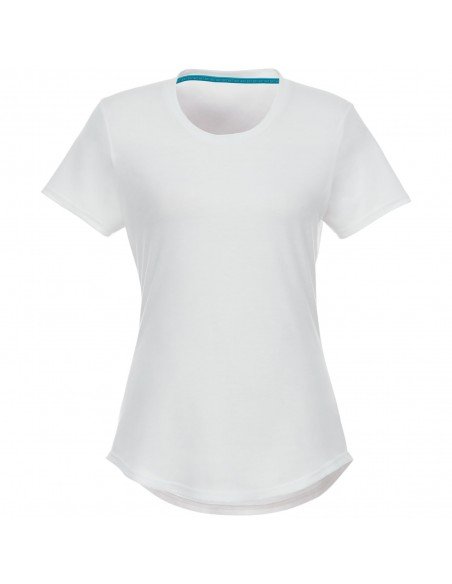 Perdirbtos medžiagos moteriški marškinėliai Jade