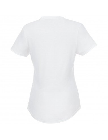 Perdirbtos medžiagos moteriški marškinėliai Jade