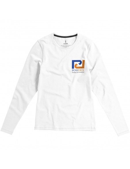 Ilgų rankovių moteriški organiniai marškinėliai Ponoka