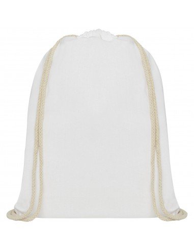 Oregon 140 g/m² cotton drawstring backpack