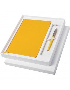 Classic notebook and Parker pen gift set