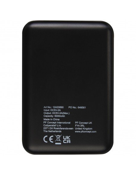 Gleam 5000 mAh ultra slim light-up power bank