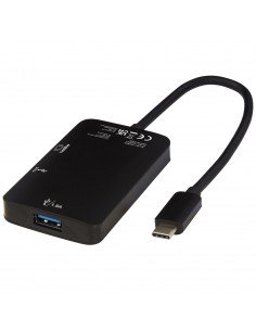 ADAPT aluminum Type-C  multimedia adapter (USB-A/Type-C/HDMI)