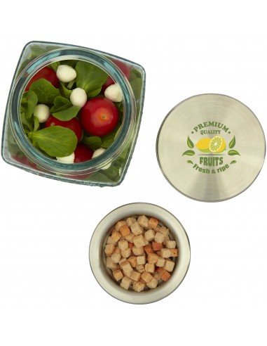 Lechug recycled glass salad pot