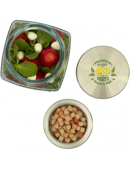 Lechug recycled glass salad pot