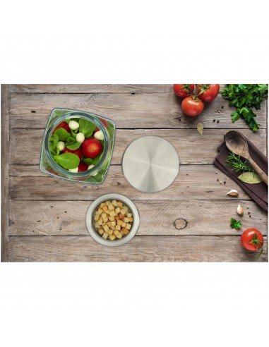 Lechug recycled glass salad pot