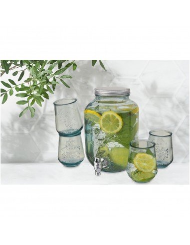 Jardim 5-piece recycled glass set