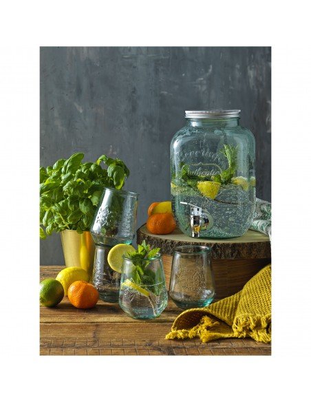 Jardim 5-piece recycled glass set