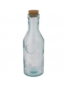 Fresqui recycled glass carafe with cork lid 2