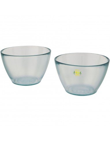 Cuenc 2-piece recycled glass bowl set