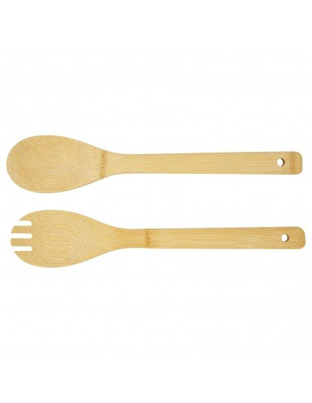 Argulls bamboo salad bowl and tools