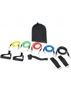 Arnold fitness resistance puller set in recycled PET pouch