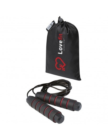 Austin soft skipping rope in recycled PET pouch