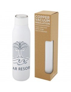 Marka 600 ml copper vacuum insulated bottle with metal loop 2