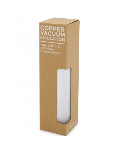 Marka 600 ml copper vacuum insulated bottle with metal loop