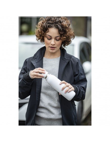 Marka 600 ml copper vacuum insulated bottle with metal loop