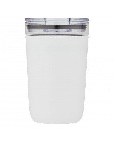 Bello 420 ml glass tumbler with recycled plastic outer wall