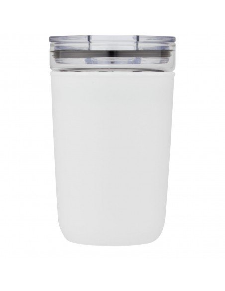 Bello 420 ml glass tumbler with recycled plastic outer wall