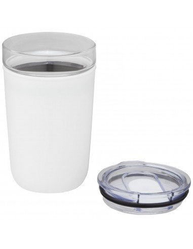 Bello 420 ml glass tumbler with recycled plastic outer wall