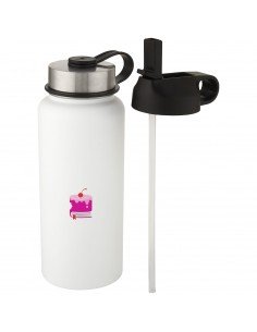 Supra 1 L copper vacuum insulated sport bottle with 2 lids 2