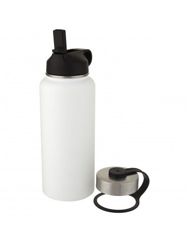 Supra 1 L copper vacuum insulated sport bottle with 2 lids