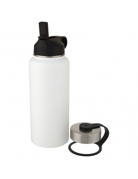 Supra 1 L copper vacuum insulated sport bottle with 2 lids