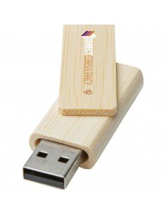 Rotate 16GB bamboo USB flash drive 2