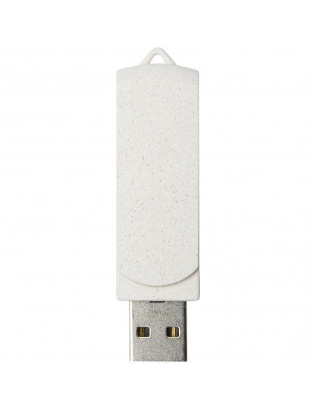 Rotate 16GB wheat straw USB flash drive