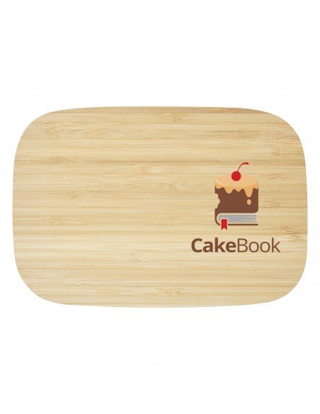 Tite stainless steel lunch box with bamboo lid