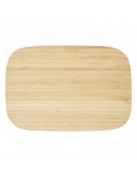 Tite stainless steel lunch box with bamboo lid