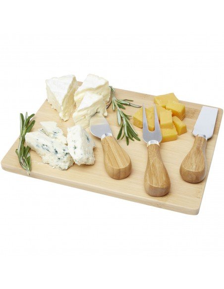 Ement bamboo cheese board and tools