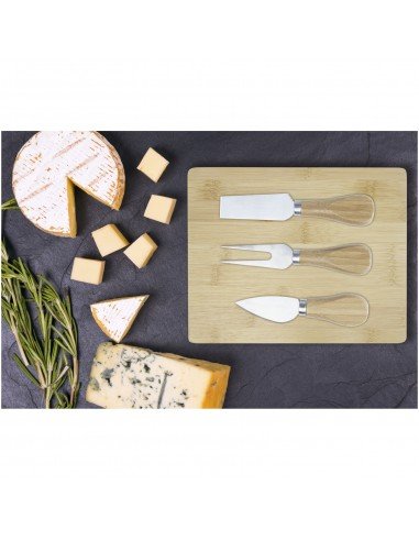 Ement bamboo cheese board and tools