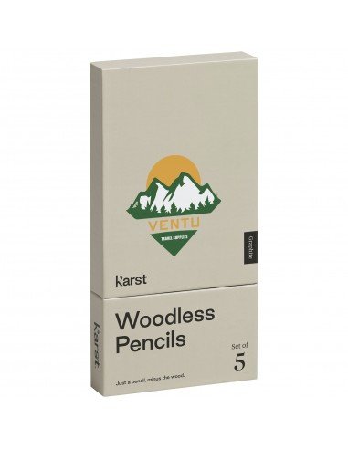 Karst® 5-pack 2B woodless graphite pencils